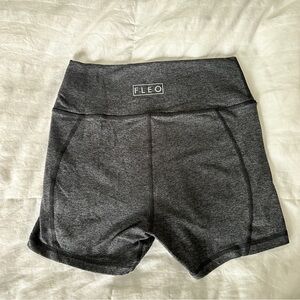 Fleo True High Contour Gray Shorts High-Waisted Bounce Fabric